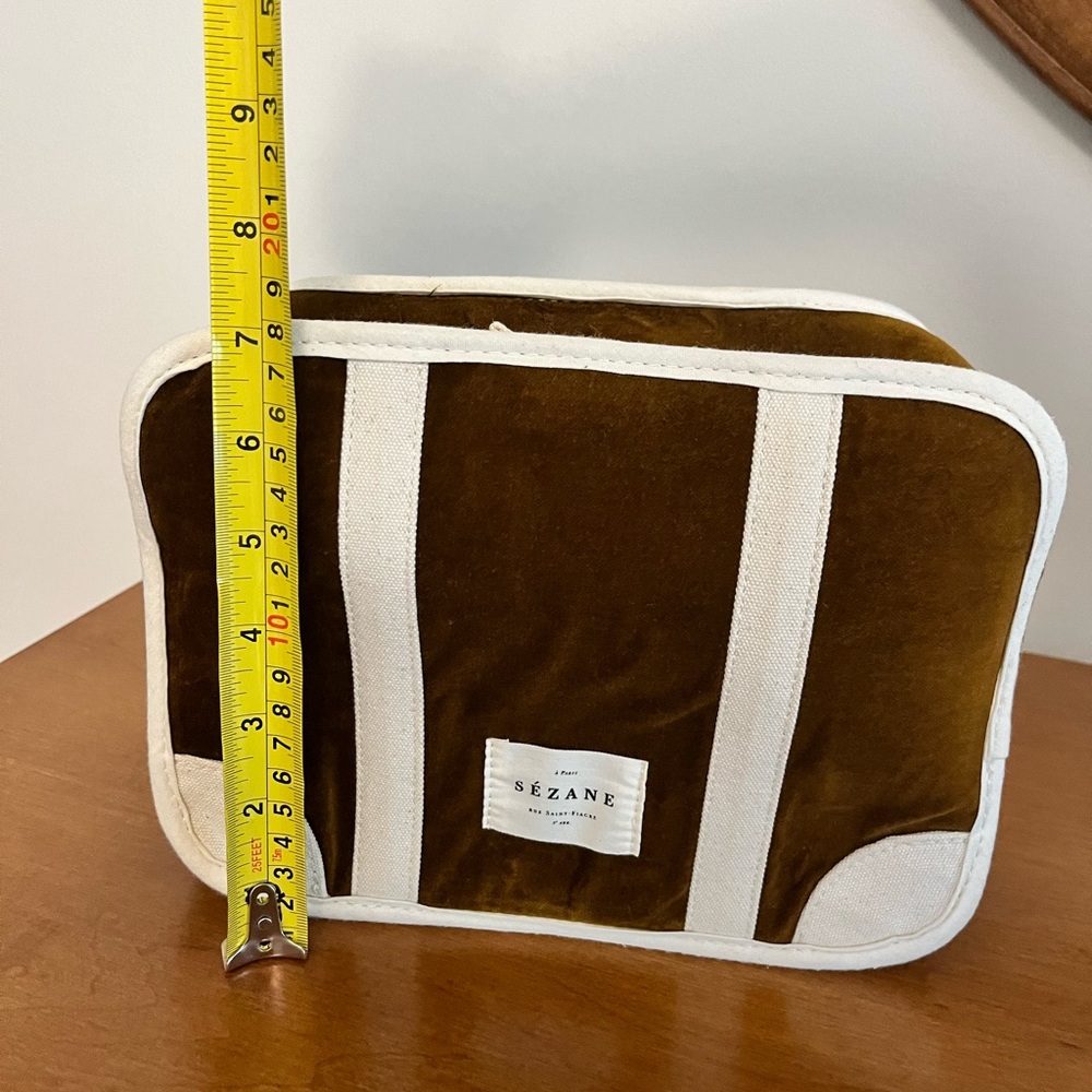 Sezane Brown and Cream Travel Bag - Picture 8 of 12